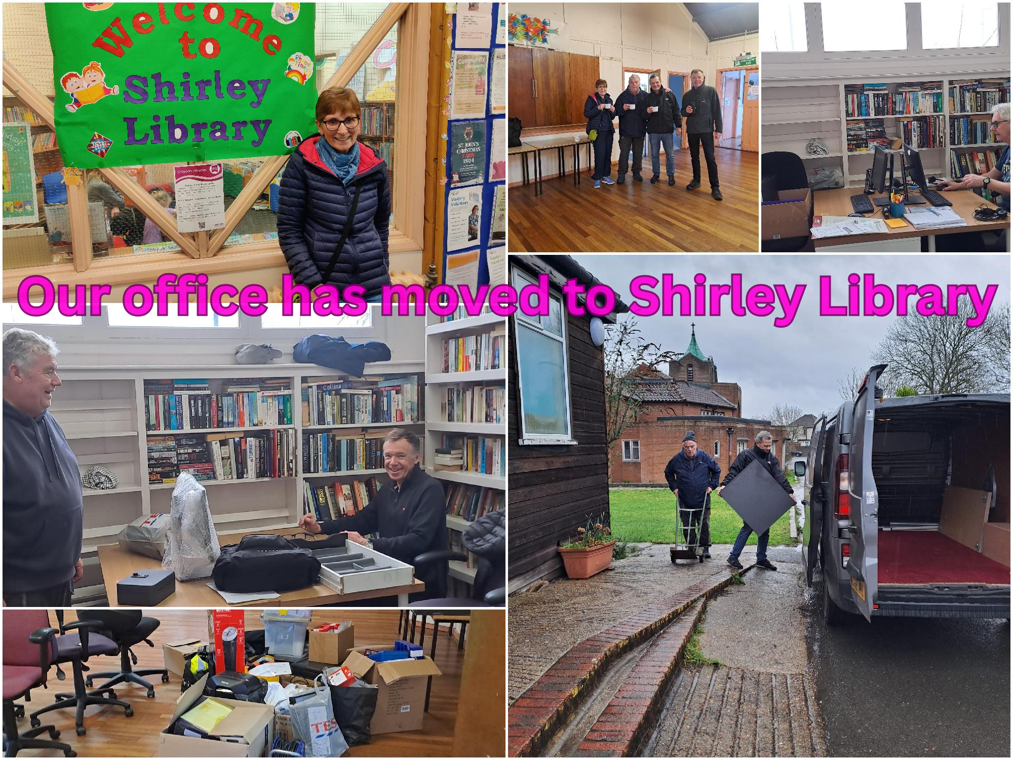Our office has moved to Shirley Library