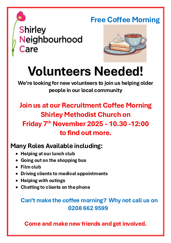 Coffee Morning Poster A4